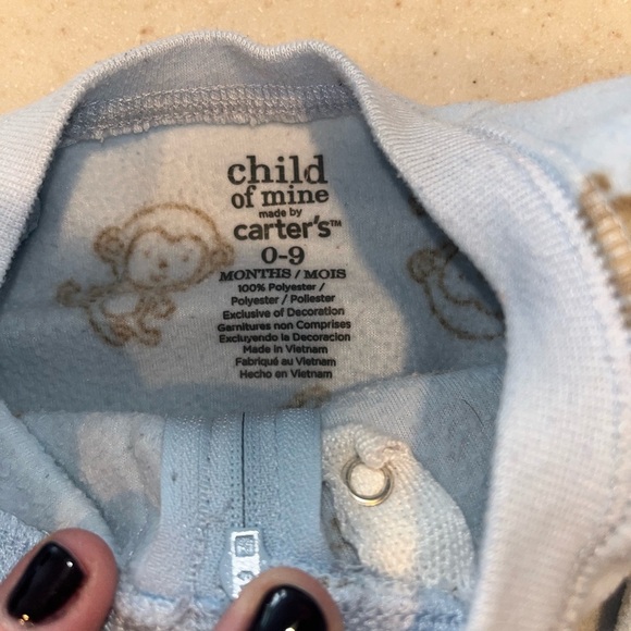 Fleece sleep sack set - wearable blanket for infants. - Picture 2 of 4